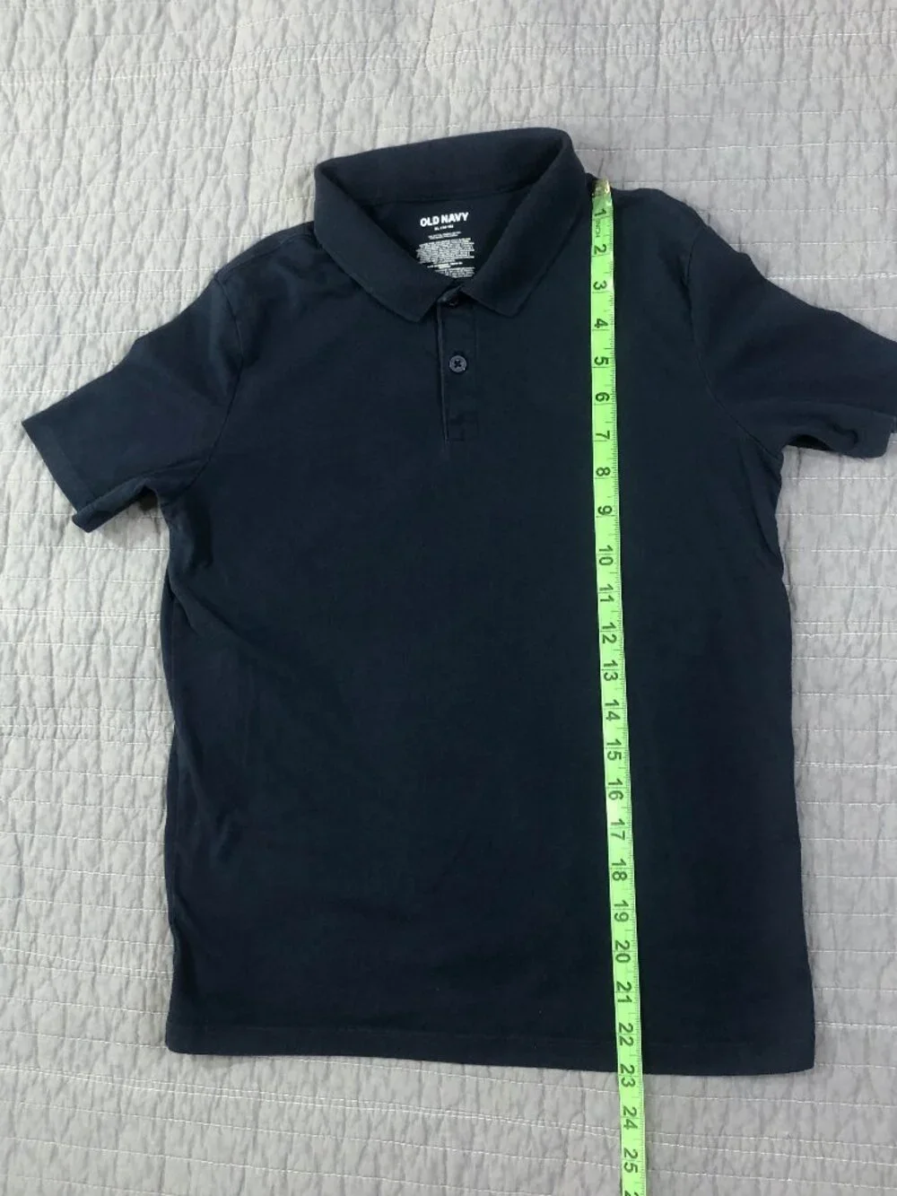 4/$15 Old Navy Polo Shirt Boy Youth XL 14-16 Blue Classic Preppy School Uniform